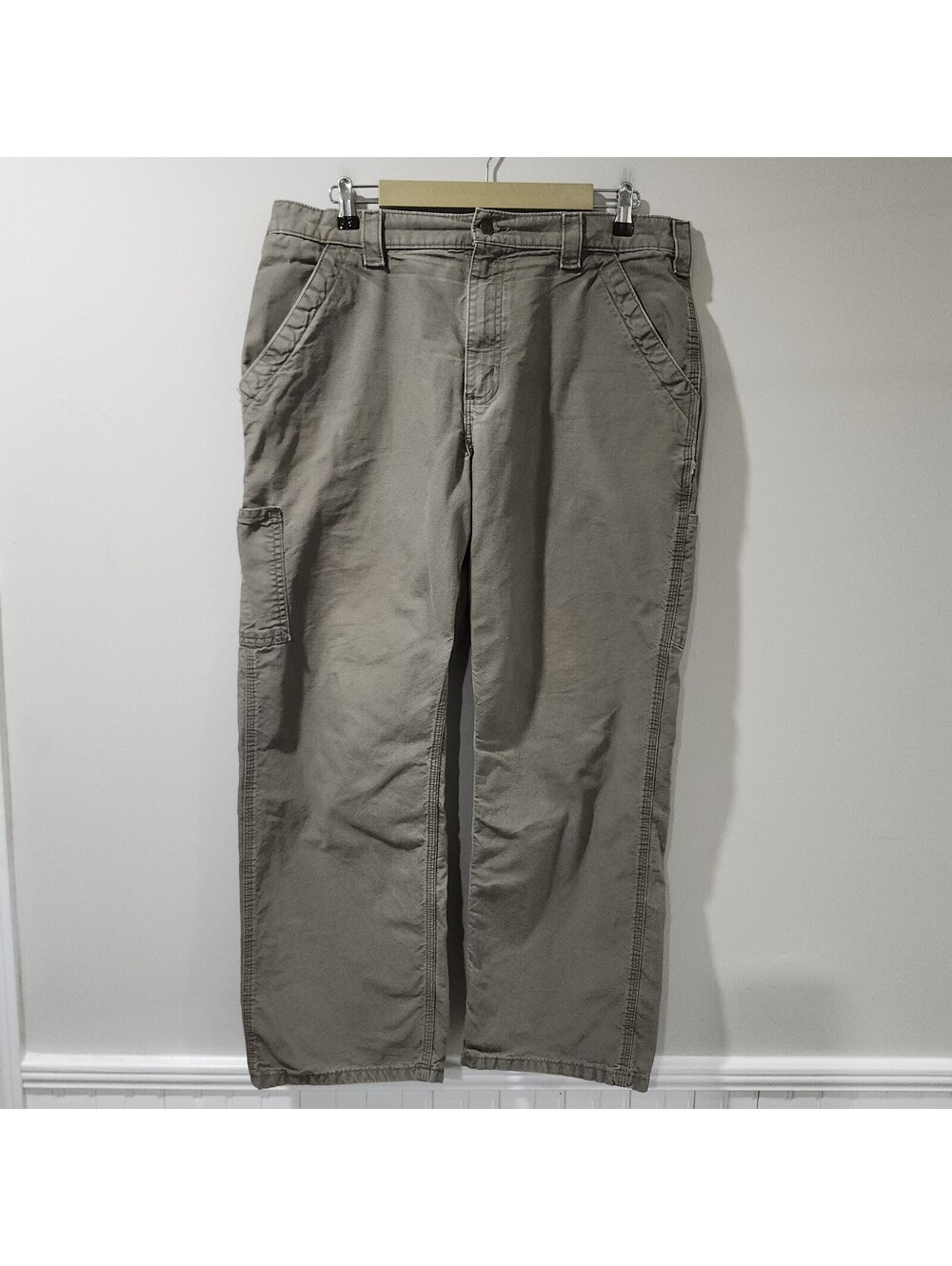 Carhartt B151 LBR Original Dungaree Carpenter Work Pants Skate Punk Grunge 36x30
